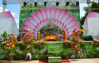 Đại Lễ Phật Đản tại Tịnh Xá Ngọc Quang - 
Phường Thắng Lợi - TP.Buôn ma thuột - PL. 2558
